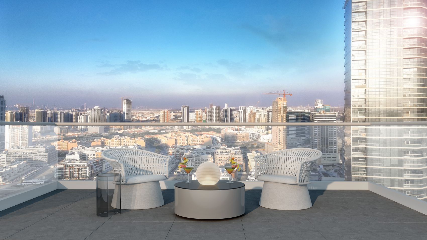 Balcony view east