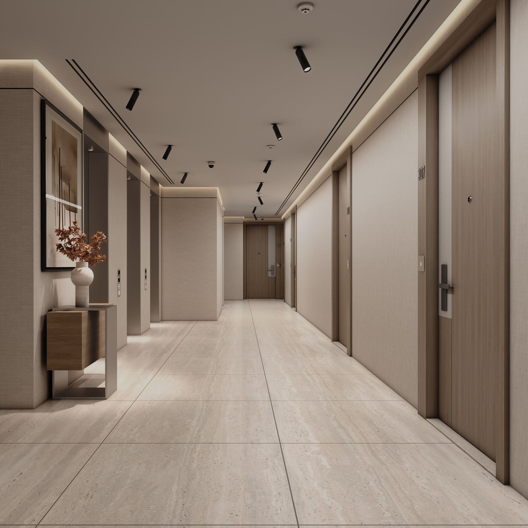 ŚVN apartment corridor