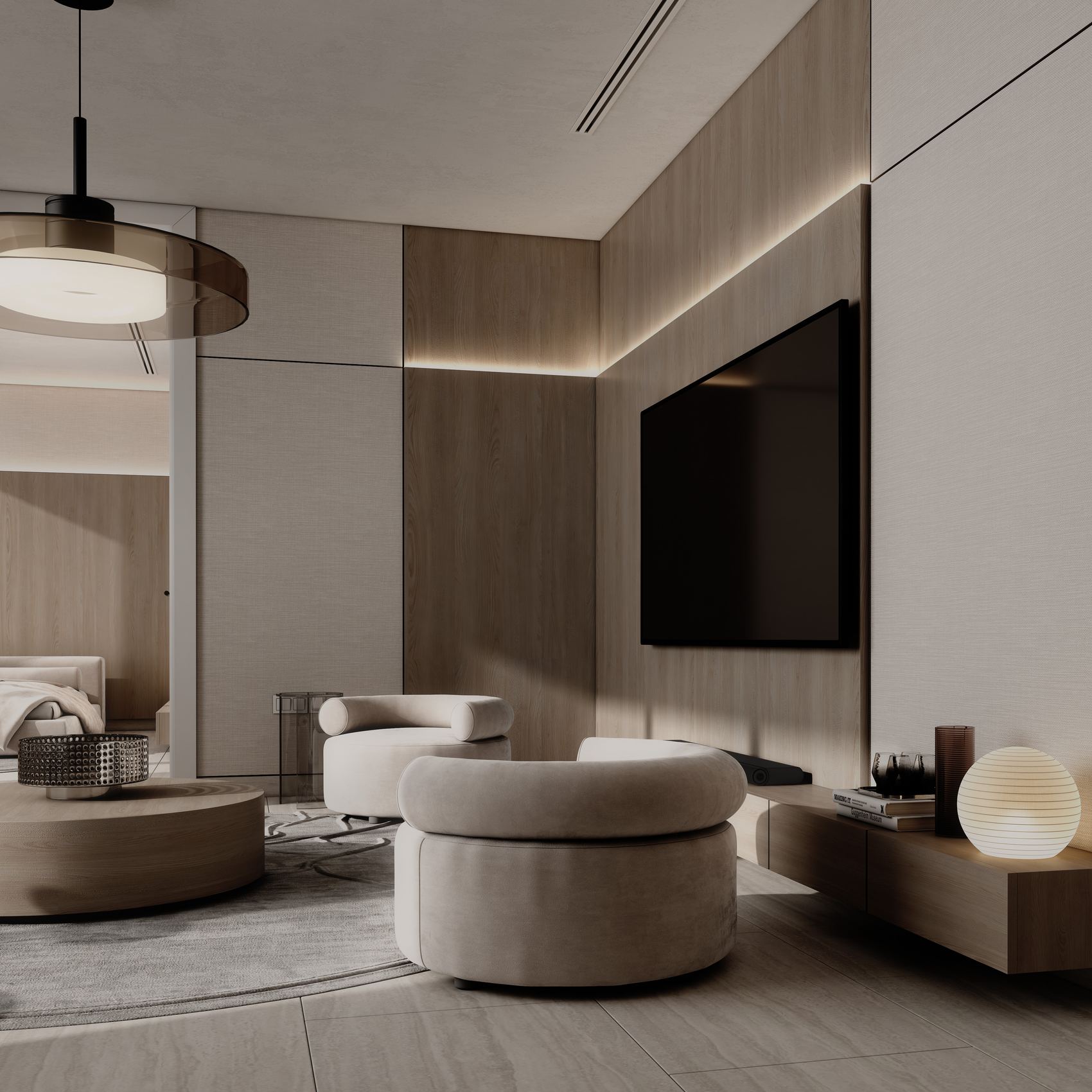 Living room — open layout