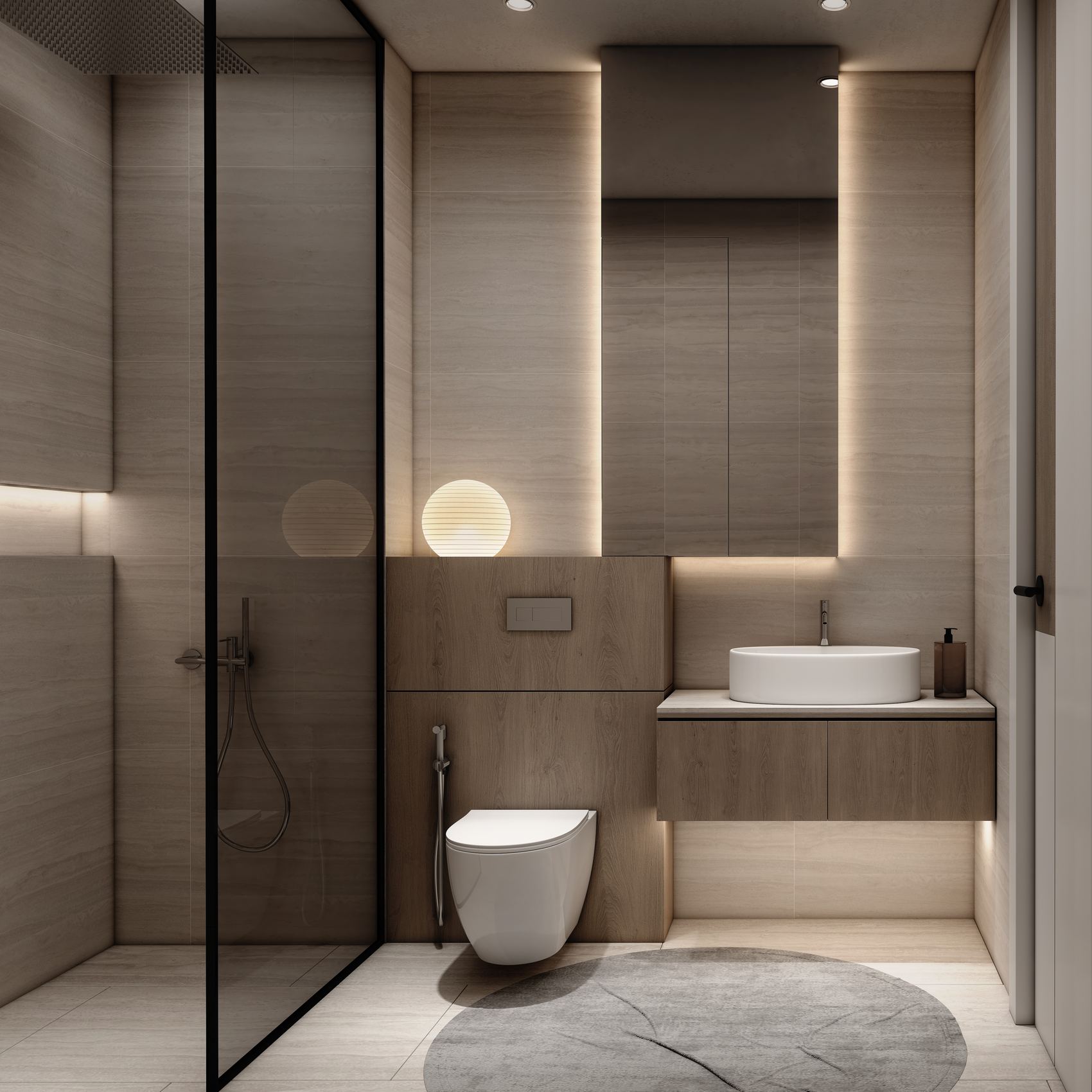 Master bedroom suite