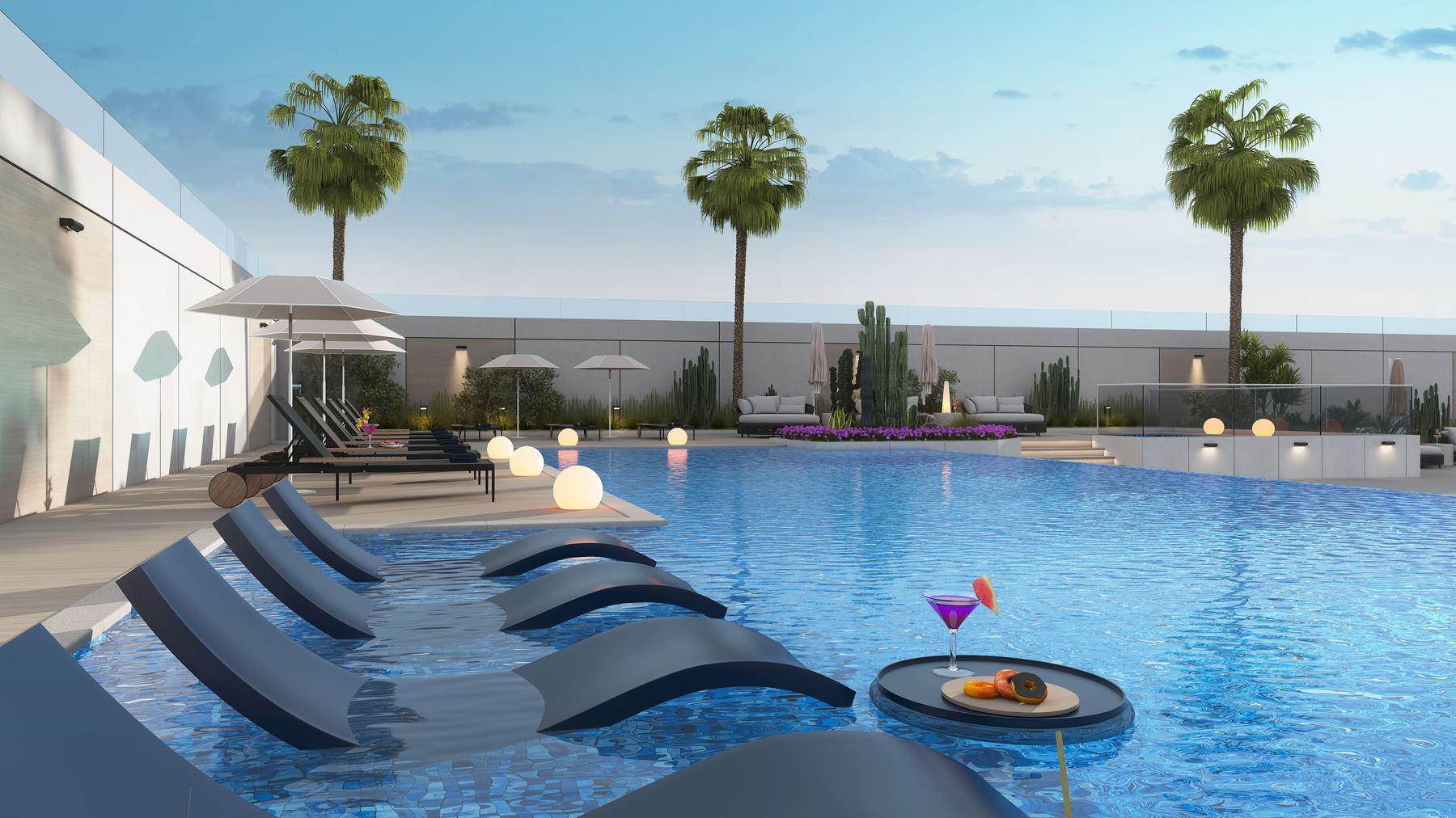 Pool deck