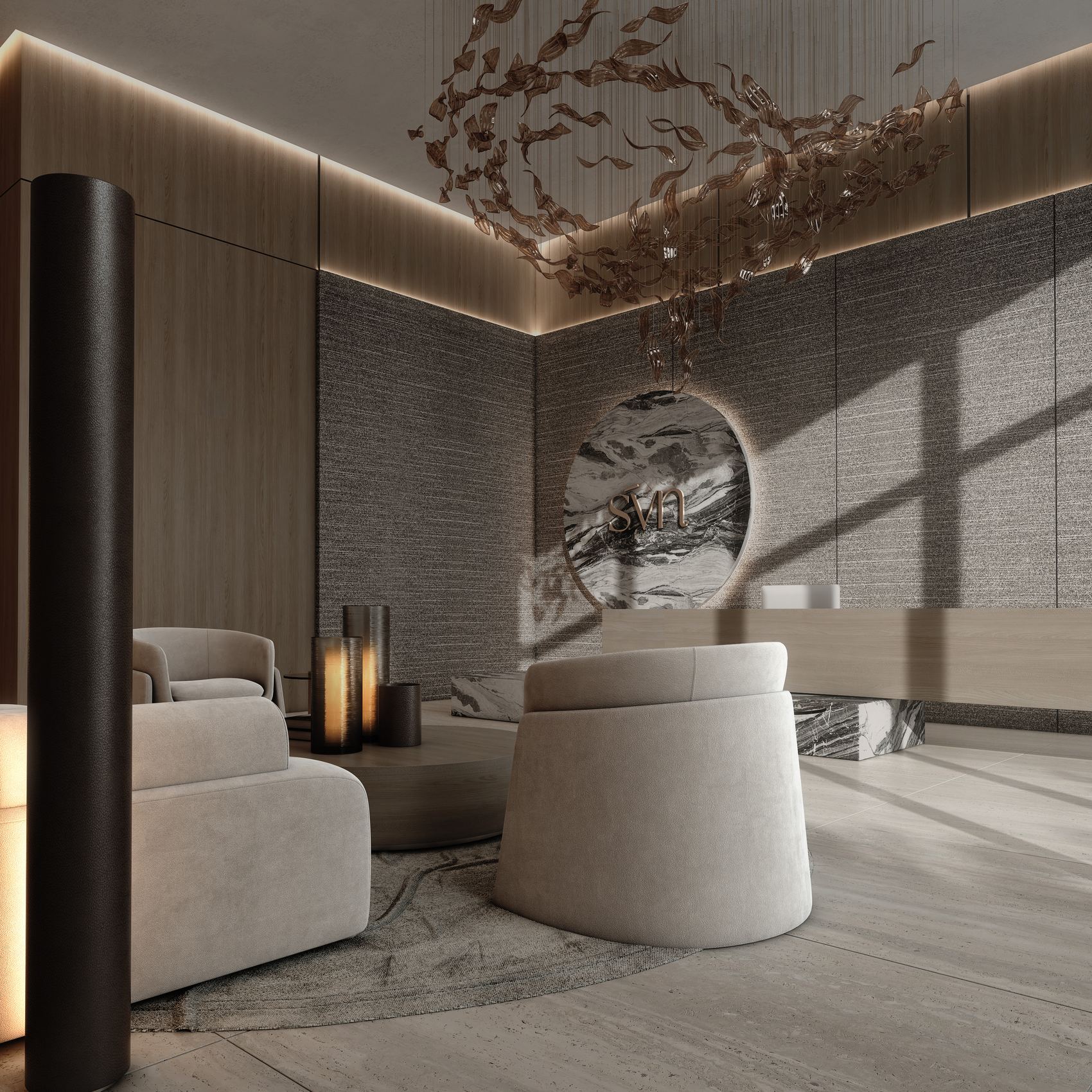ŚVN reception lounge — refined elegance