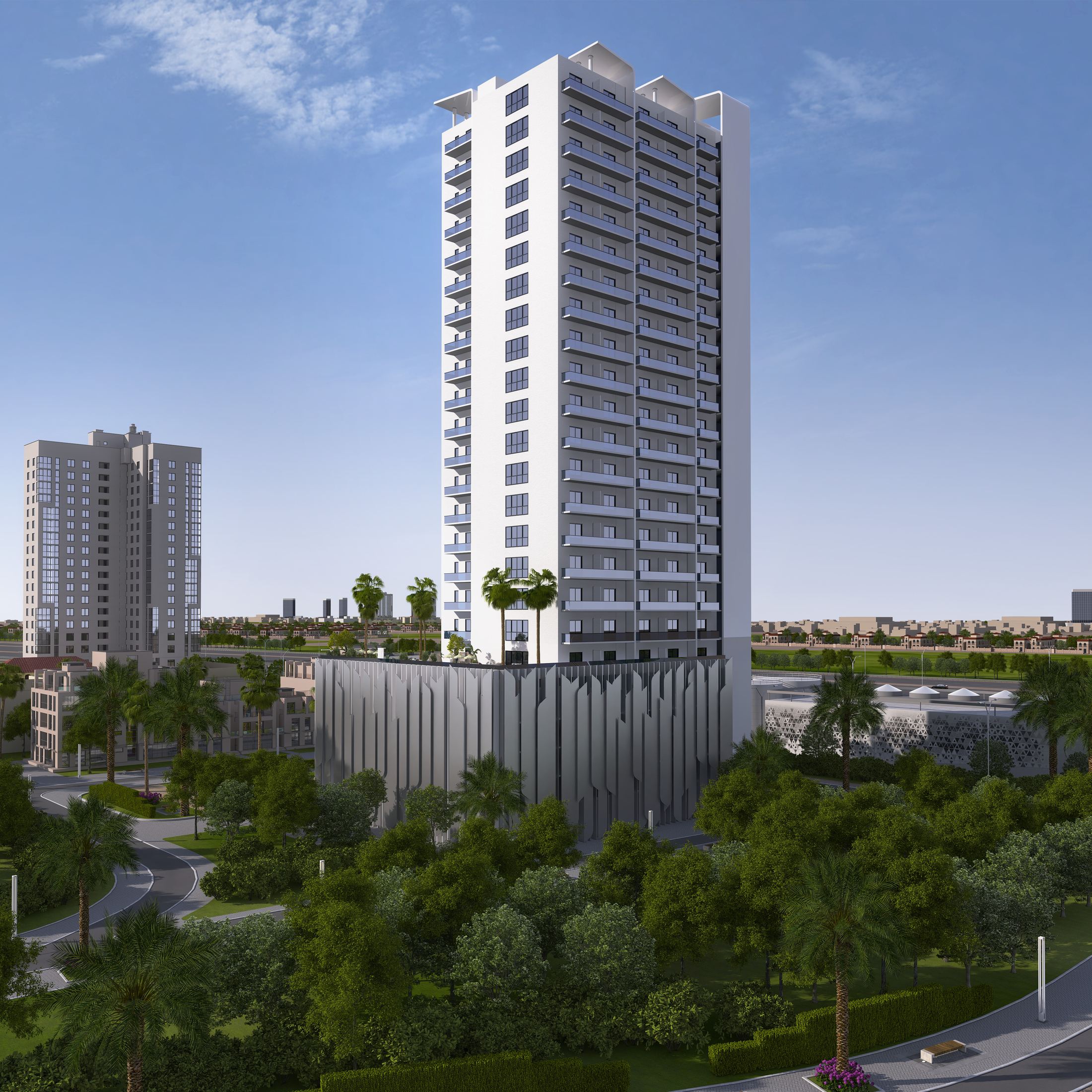 ŚVN tower — exterior view